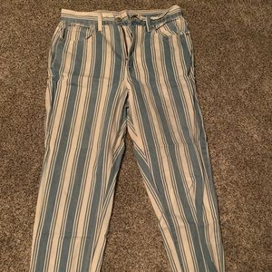 Striped Mom Jean